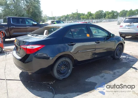 2015 Toyota Corolla Le z USA, uszkodzony, nr VIN 5YFBURHE4FP304755